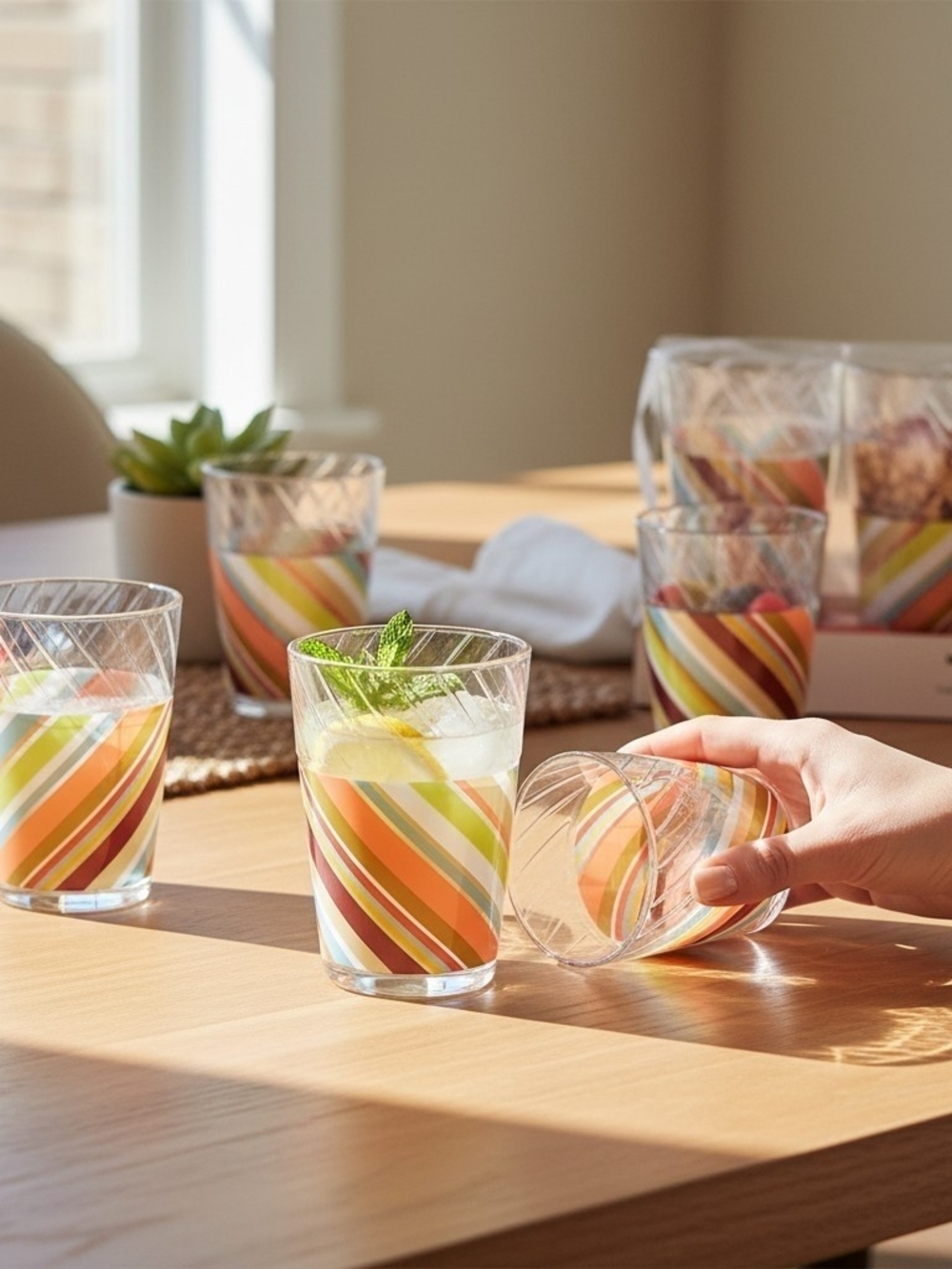 Missoni for Target 20th Anniversary Embossed Highball Tumblers - 4 Pack - 22 oz